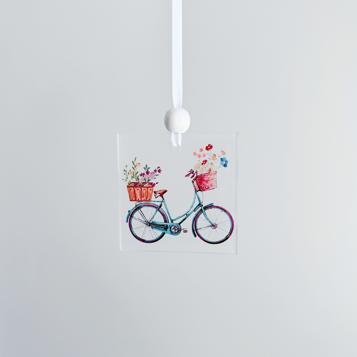 Window Charm - Blue Bike | Suncatcher | Window Art