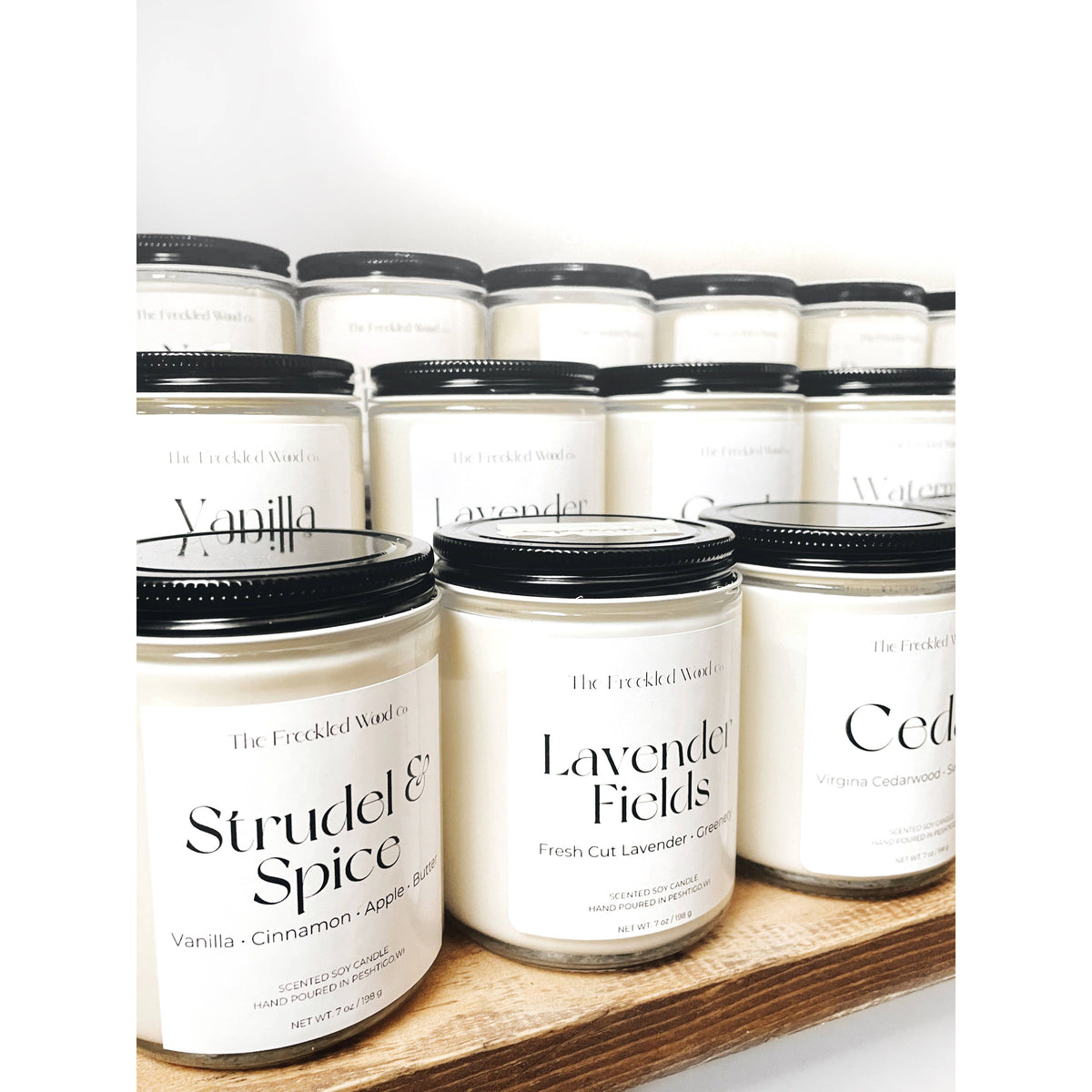 Soy Wax Candle, Jar Candles, Soy Non-Toxic Candles