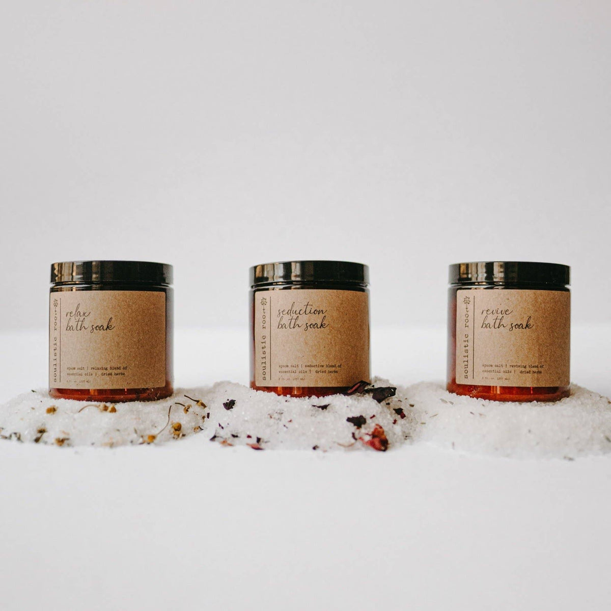 Herbal Bath Salts | Made With Organic Herbs & Dried Flowers