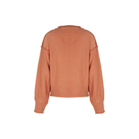 Long-sleeved Solid Color European and American Sweater