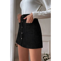 Corduroy Mini Skirt