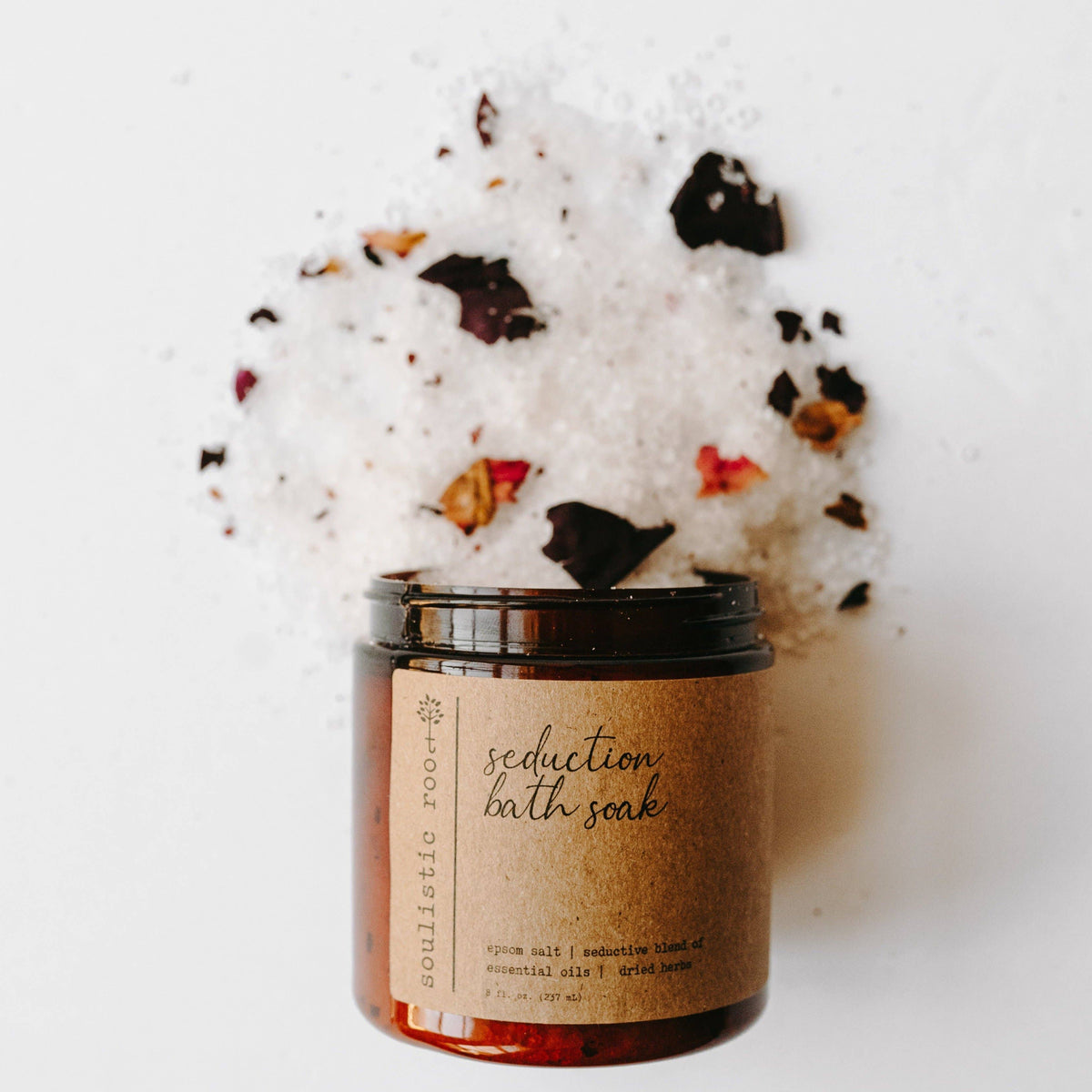 Herbal Bath Salts | Made With Organic Herbs & Dried Flowers