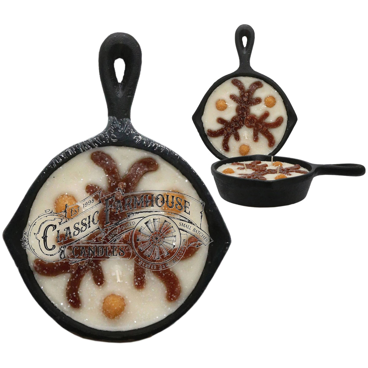 Gingerbread 8 oz Cast Iron Pan Candle