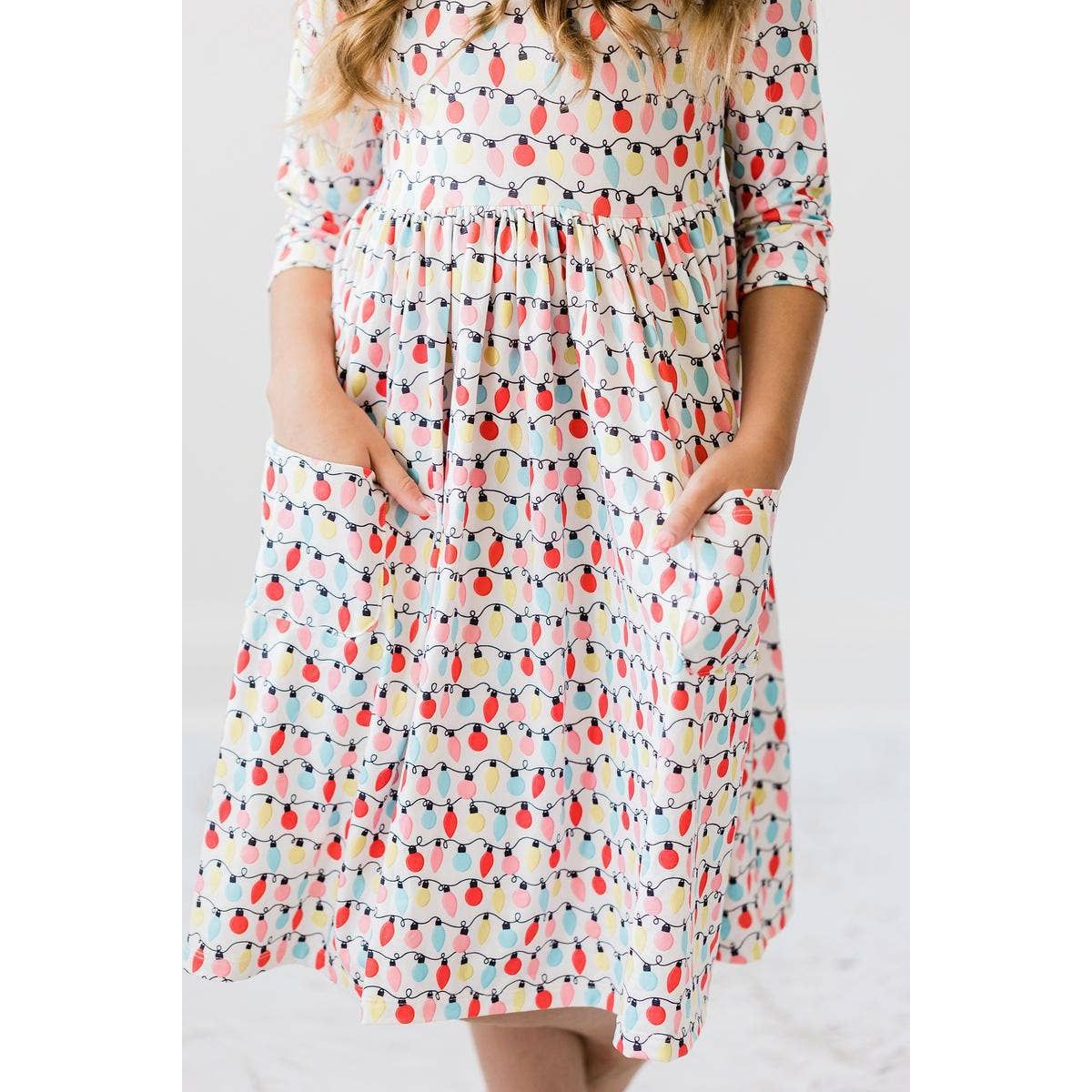 Merry & Bright Pocket Twirl Dress