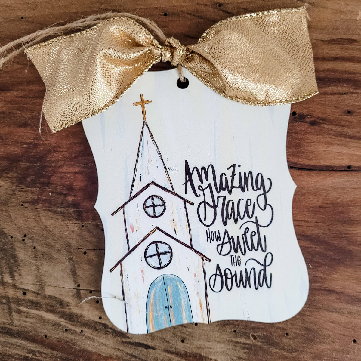 Christmas Ornament - Amazing Grace church