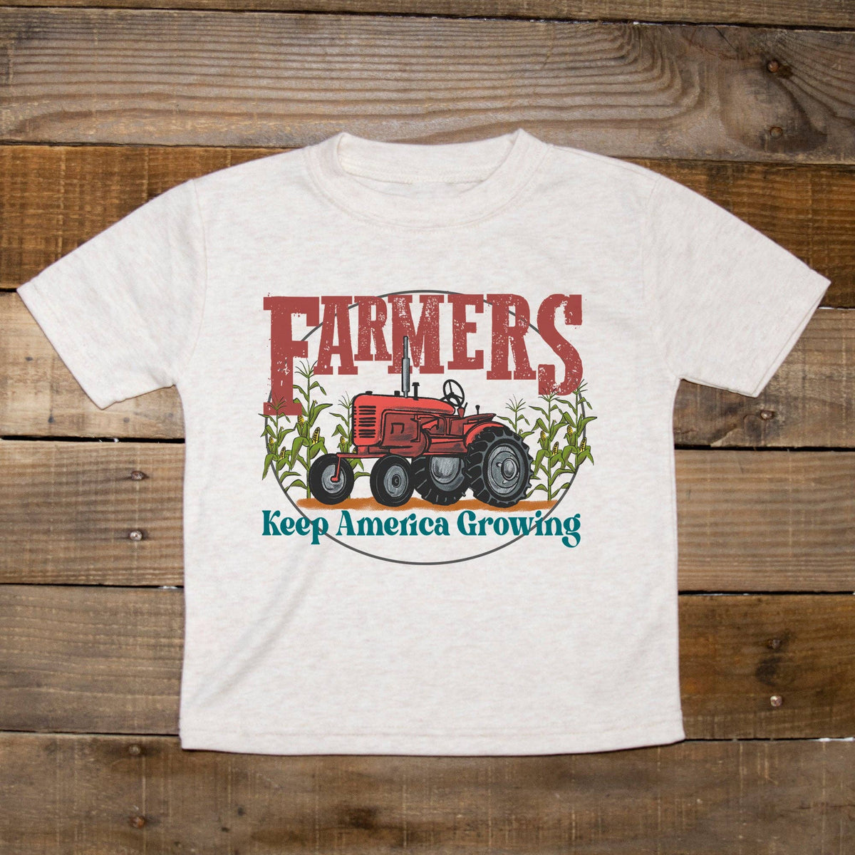 Tractor Farm Boy Country Western Kids Clothing Summer 2024