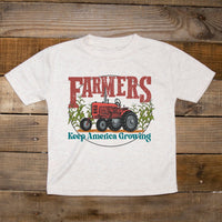Tractor Farm Boy Country Western Kids Clothing Summer 2024
