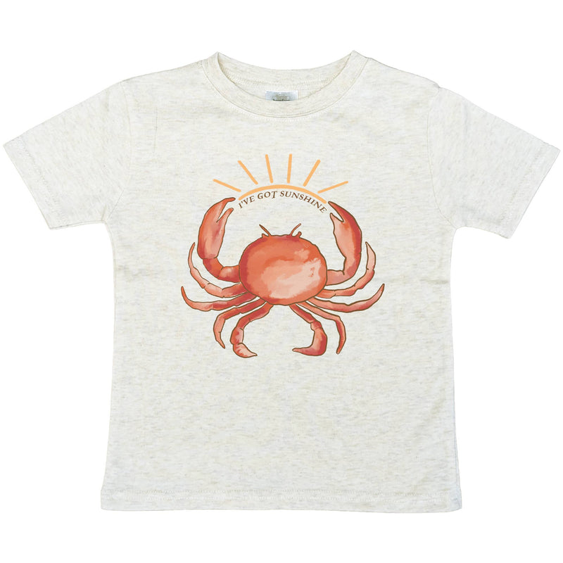 "I've got sunshine" Crab Kids Tee