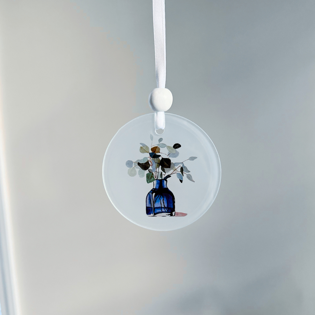 Window Charm -  Eucalyptus | Suncatcher | Window Art