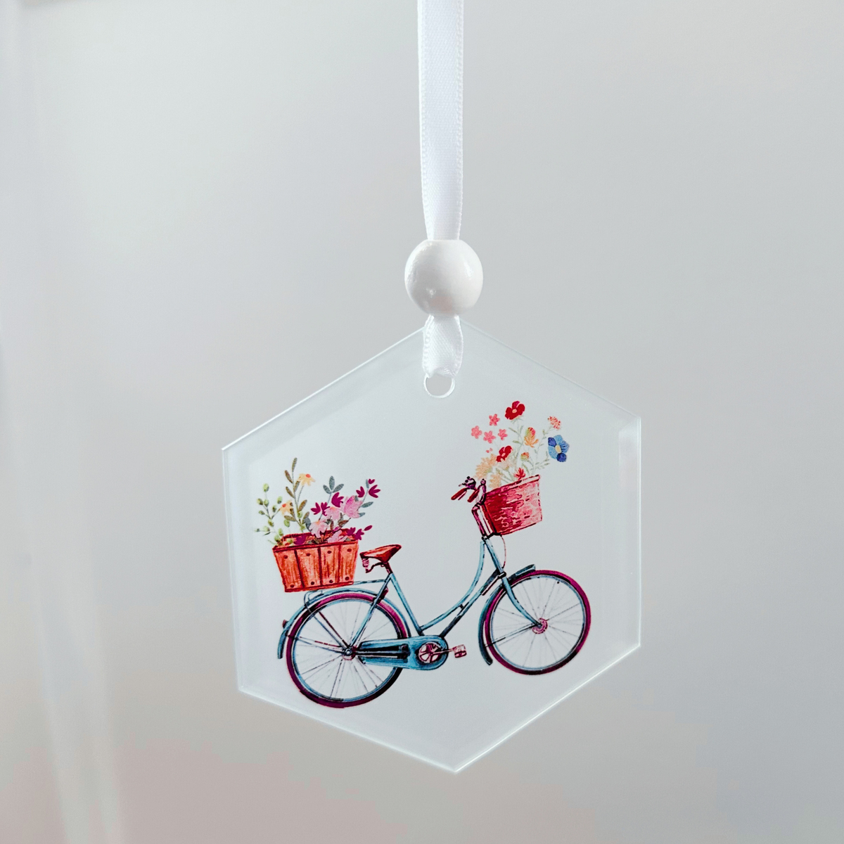 Window Charm - Blue Bike | Suncatcher | Window Art