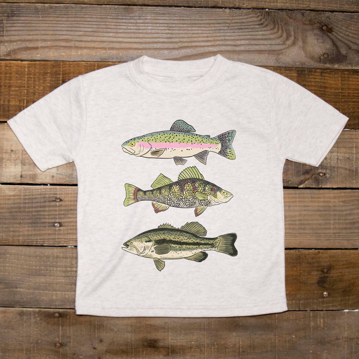 Three Fish Summer Outdoor Clothes for Boy Fishing for Girls