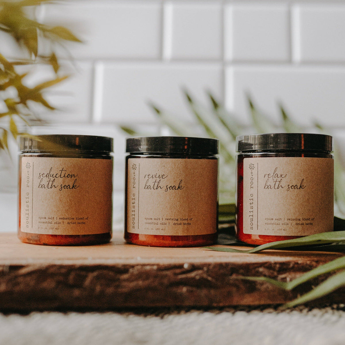 Herbal Bath Salts | Made With Organic Herbs & Dried Flowers