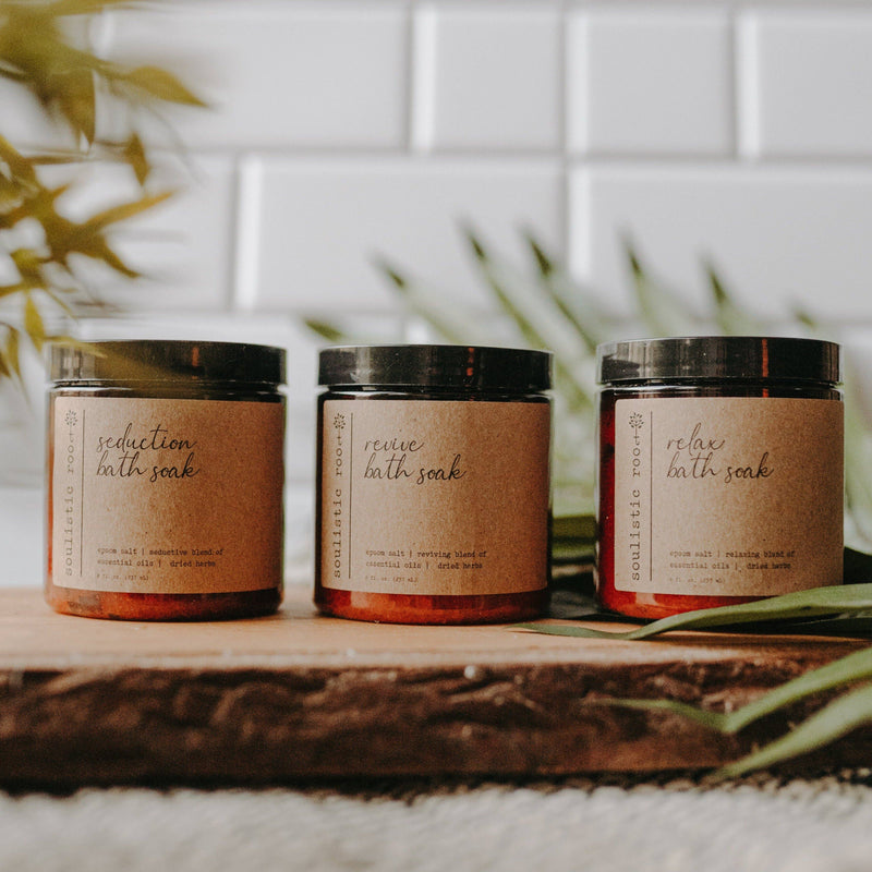 Herbal Bath Salts | Made With Organic Herbs & Dried Flowers