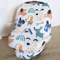 My Best Friend (Dogs) Infant Car Seat / Nursing Cover