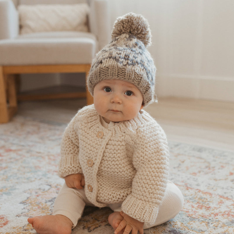 Fairisle Pebble Beanie Hat