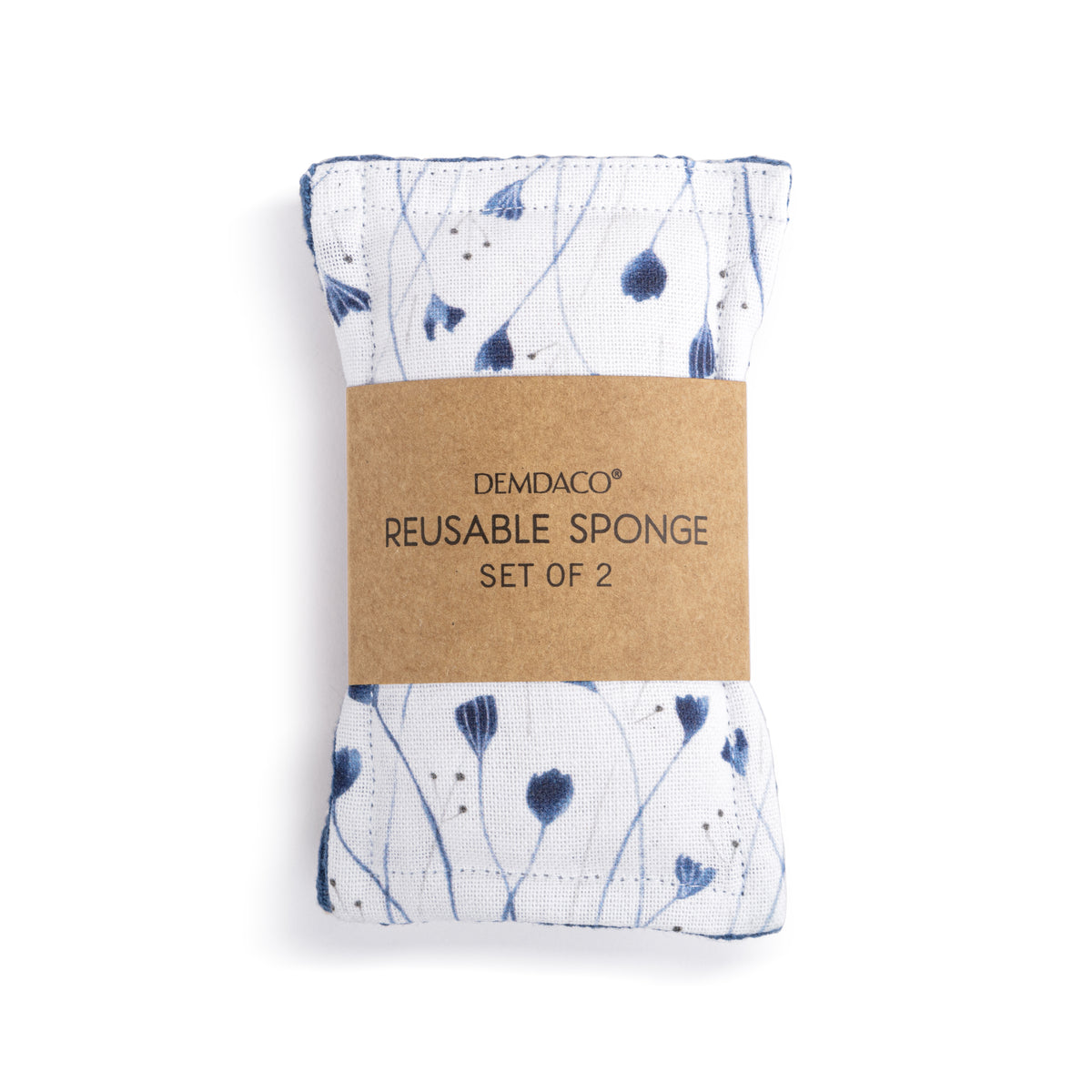 Blue Wildflowers Kitchen Sponge