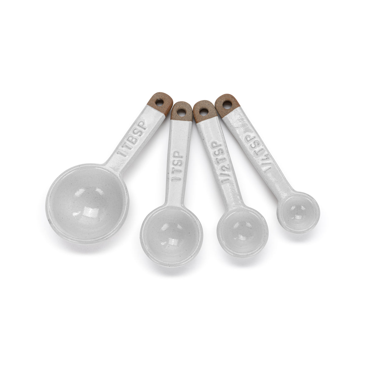 White Gather 'Round Measuring Spoons