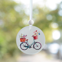 Window Charm - Blue Bike | Suncatcher | Window Art