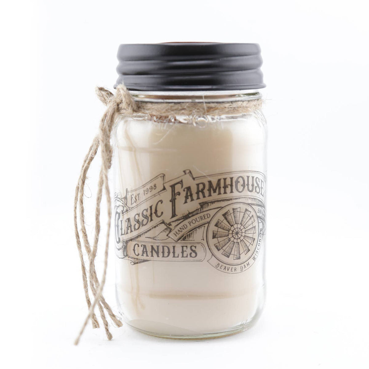Maple Walnut 14 oz Mason Jar Candle