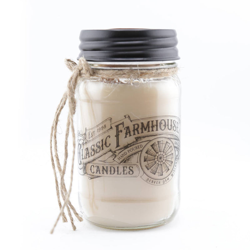 Maple Walnut 14 oz Mason Jar Candle