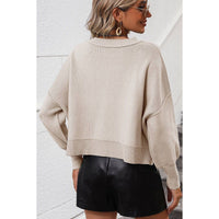 Women's Ribbed Jumper Top