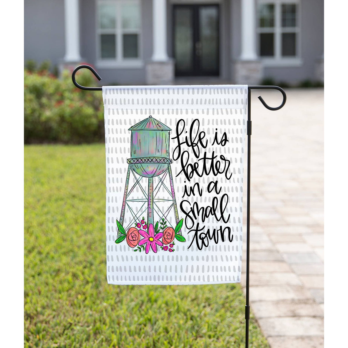 Garden Flag - Life is Better in a Small Town