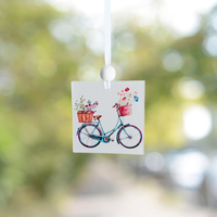 Window Charm - Blue Bike | Suncatcher | Window Art