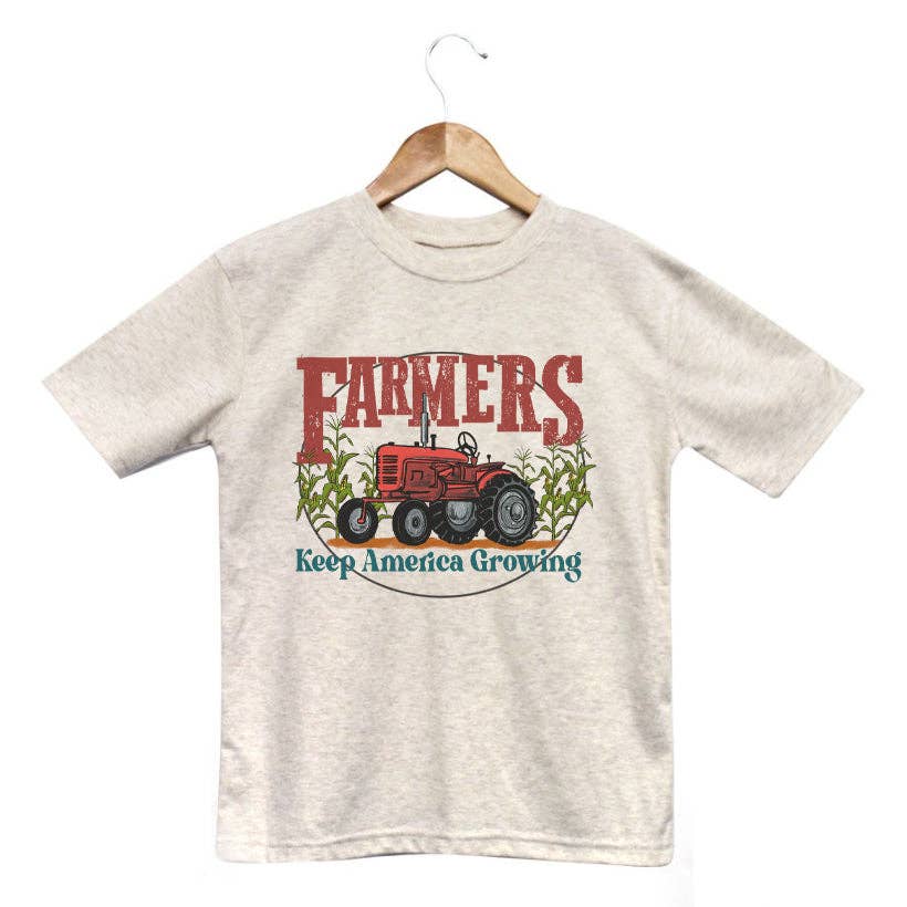 Tractor Farm Boy Country Western Kids Clothing Summer 2024