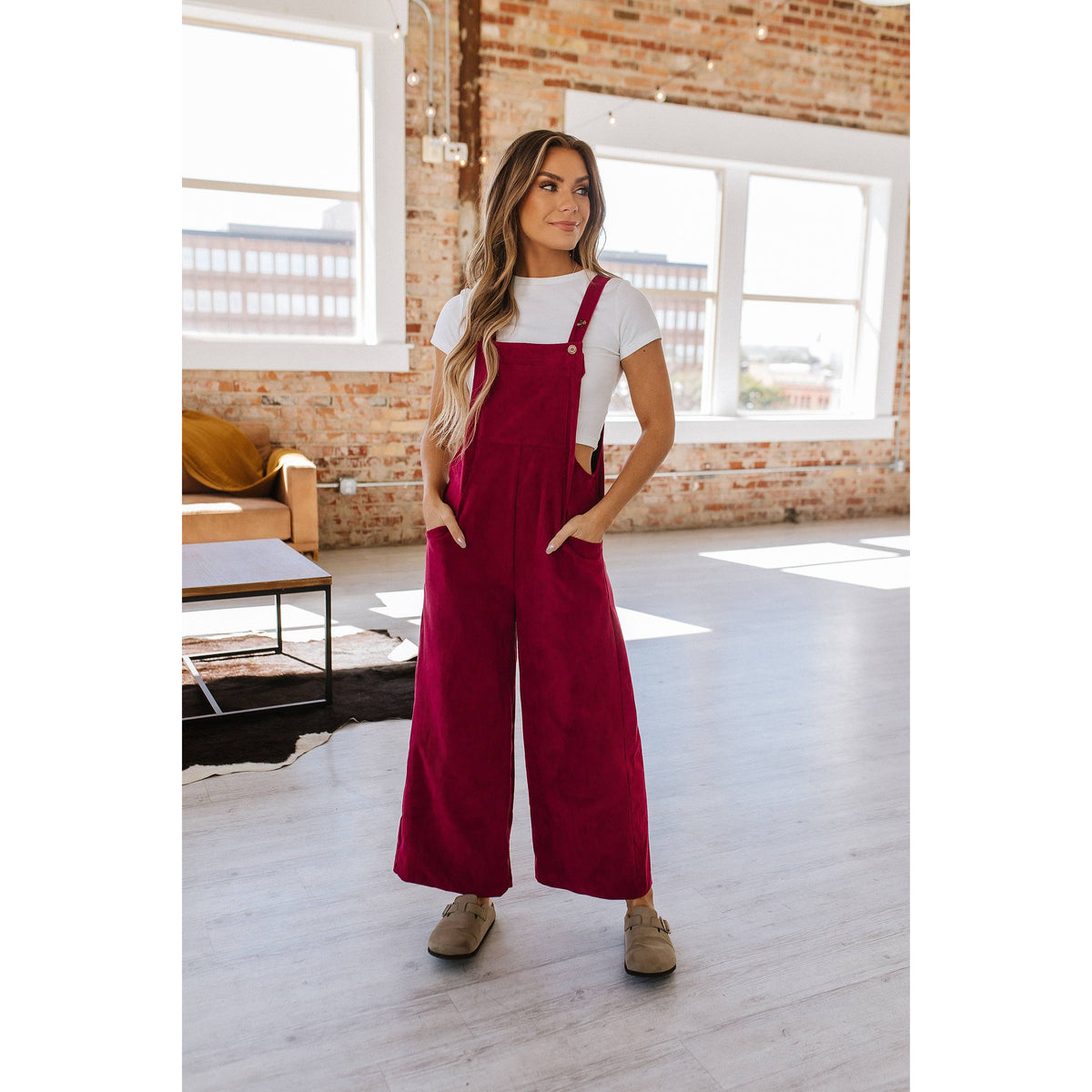 Jolene Corduroy Wide Leg Overall