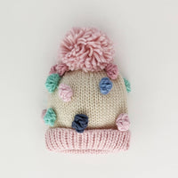 Pastel Popcorn Beanie Hat