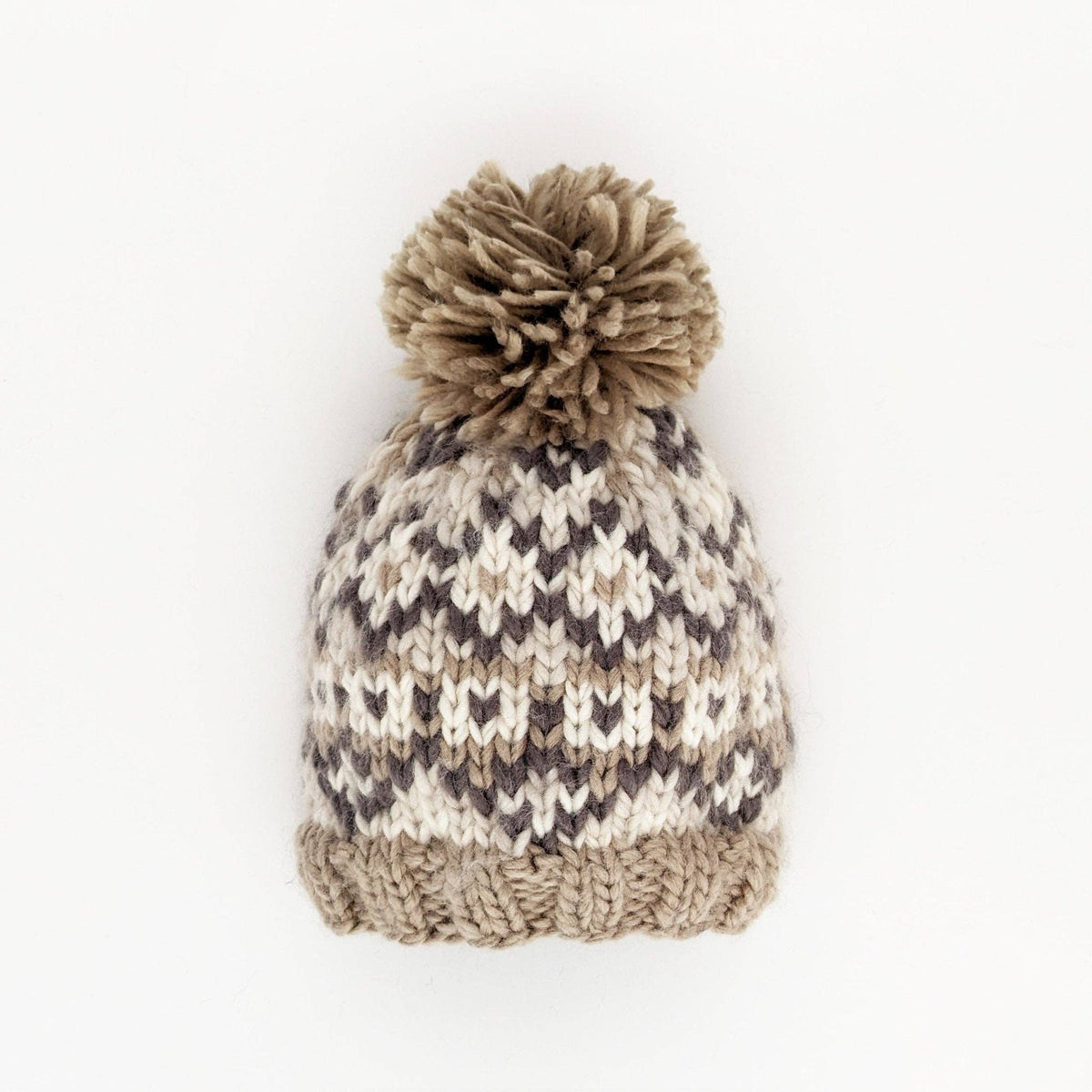 Fairisle Pebble Beanie Hat